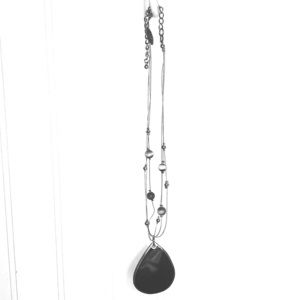 NY & Co. Black Tear Drop Necklace